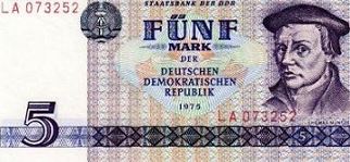 Banknote der Staatsbank  der Deutschen Demokratischen Republik