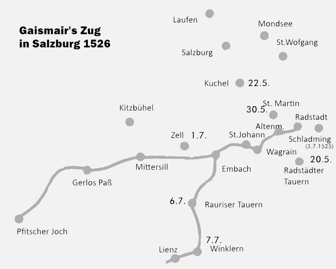 Zug des Michael Gaismair 1526